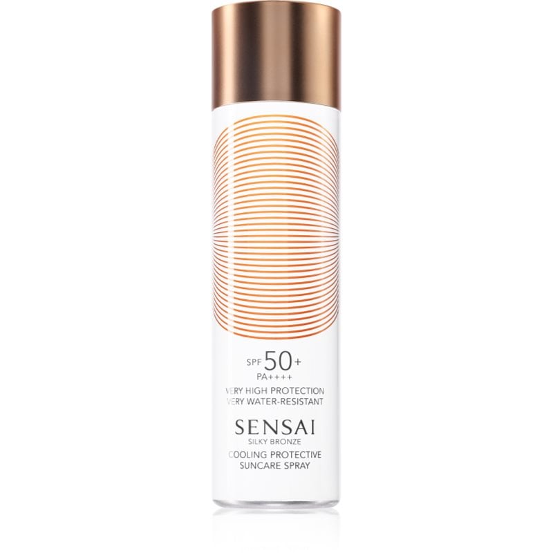Sensai Silky Bronze Cooling Protective Suncare Spray защитен спрей срещу слънчеви лъчи SPF 50+ PA ++++