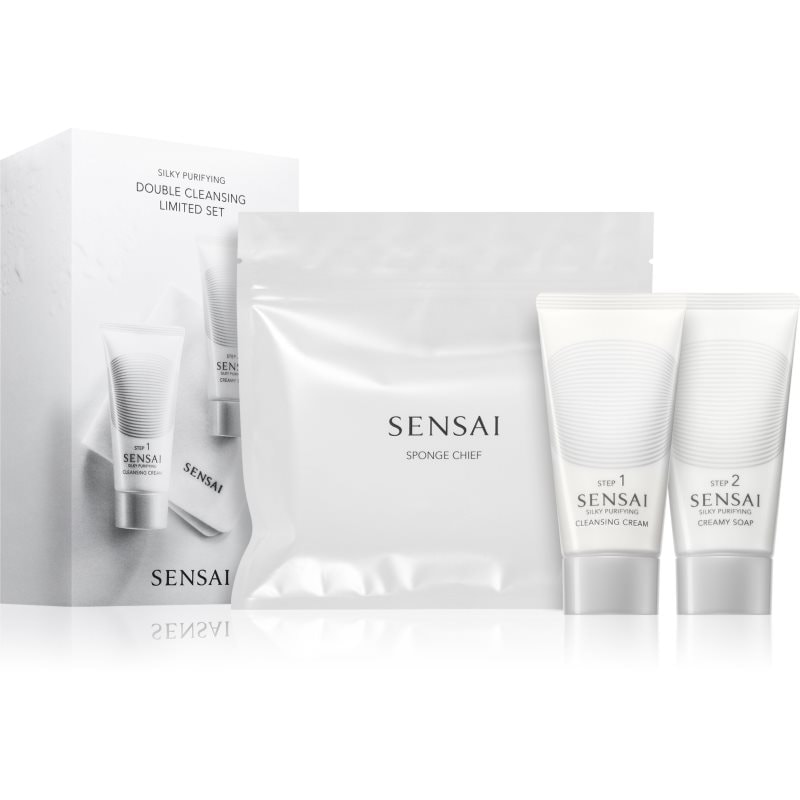 Sensai Silky Purifying Double Cleansing Set комплект за грижа за лицето за дълбоко почистване - Комплект - Сравни цени от 1 магазин с безплатна доставка