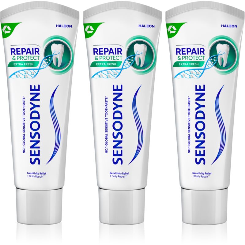 Sensodyne Repair & Protect Extra Fresh паста за зъби за защита на зъбите и венците 3x - Грижа за зъбите - Сравни цени от 1 магазин с безплатна доставка