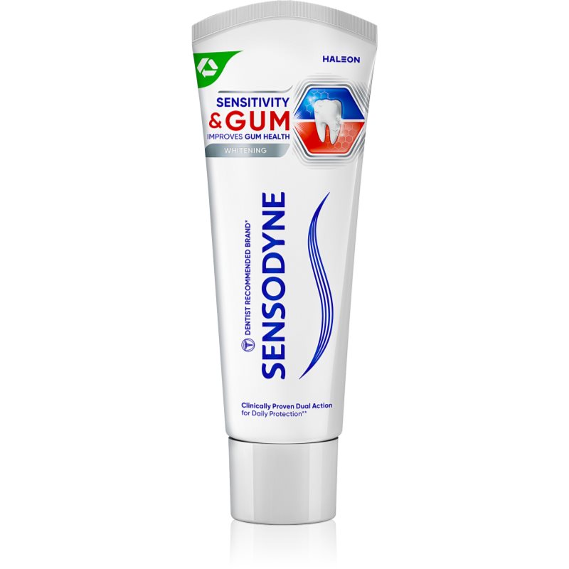 Sensodyne Sensodyne Sensitivity & Gum Whitening избелваща паста за зъби за защита на зъбите и венците - Унисекс парфюм 75мл - Сравни цени от 1 магазин с безплатна доставка