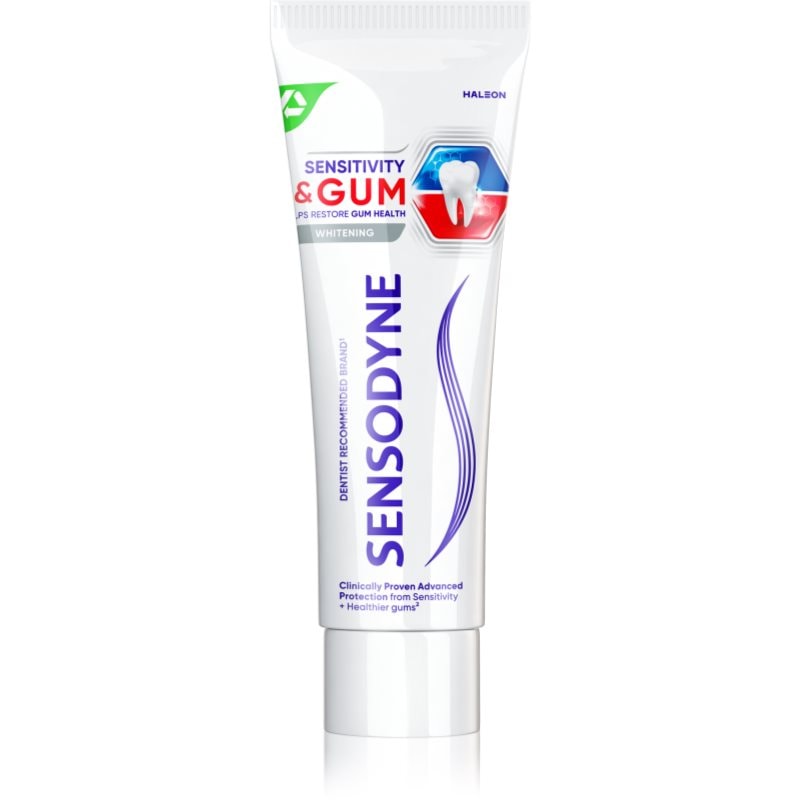 Sensodyne Sensitivity & Gum Whitening избелваща паста за зъби за защита на зъбите и венците - Грижа за зъбите - Сравни цени от 1 магазин с безплатна доставка