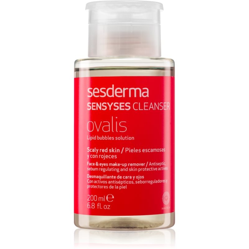 Sesderma Sensyses Cleanser Ovalis лосион за почистване на фон дьо тен за чувствителна и зачервена кожа - Грижа за лице - Сравни цени от 1 магазин с безплатна доставка