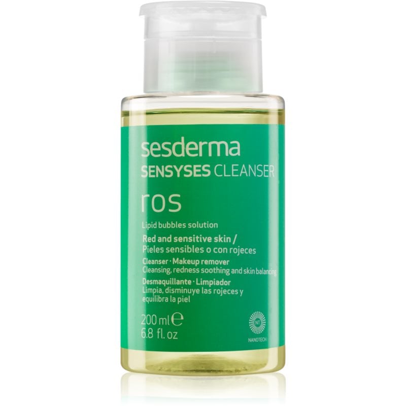 Sesderma Sensyses Cleanser Ros лосион за почистване на фон дьо тен за дехидрaтирана и увредена кожа