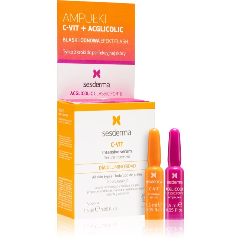 Sesderma C-Vit + Aglicolic Classic Forte изгодна опаковка за жени - Грижа за лице - Сравни цени от 1 магазин с безплатна доставка