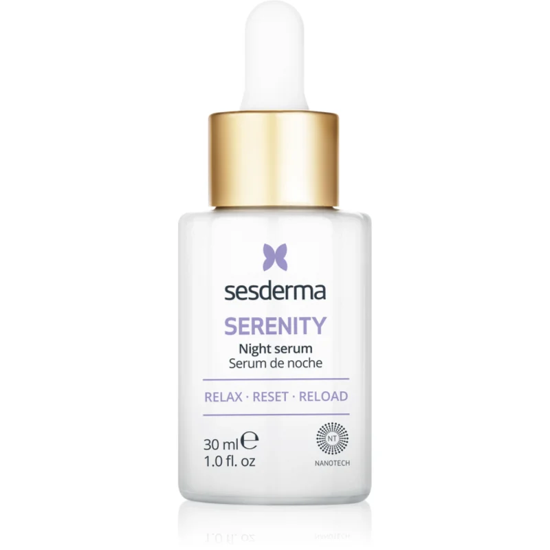 Sesderma Serenity регенериращ нощен серум с ревитализиращ ефект - Грижа за лице - Сравни цени от 1 магазин с безплатна доставка