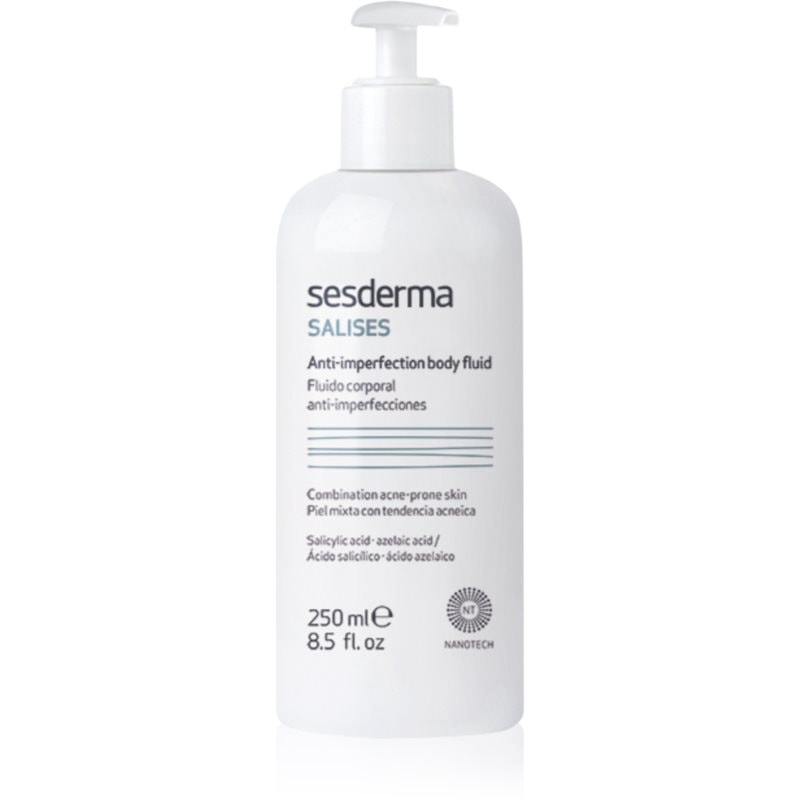 Sesderma Salises Anti-Imperfection Body Fluid тоалетно мляко за тяло против акне - Грижа за тяло - Сравни цени от 1 магазин с безплатна доставка