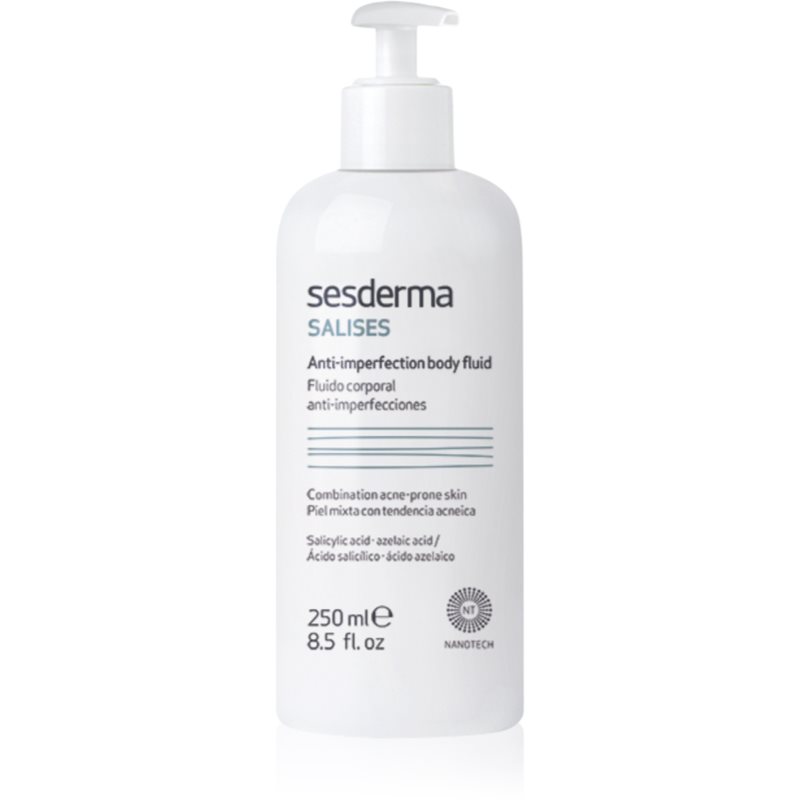Sesderma Salises Anti-Imperfection Body Fluid тоалетно мляко за тяло против акне - Грижа за тяло - Сравни цени от 1 магазин с безплатна доставка