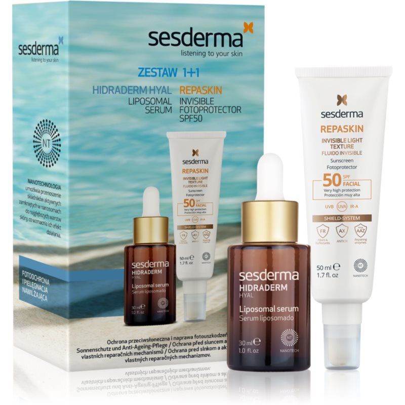 Sesderma Set Hidraderm Hyal + Repaskin подаръчен комплект - Комплект - Сравни цени от 1 магазин с безплатна доставка