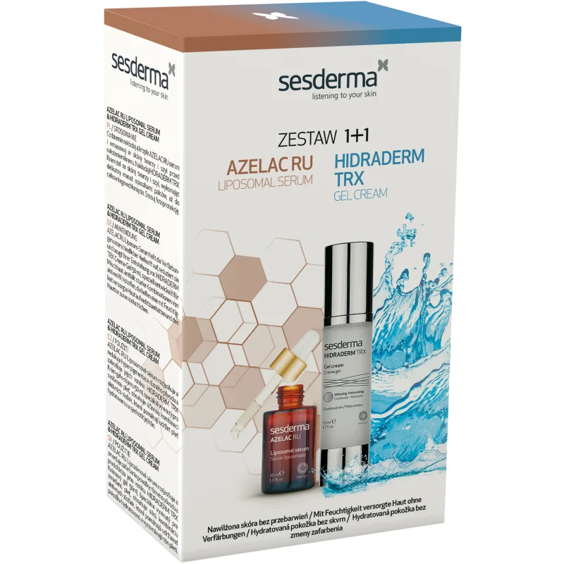 Sesderma Azelac RU + Hidraderm TRX Set коледен подаръчен комплект Против тъмни петна - Комплект - Сравни цени от 1 магазин с безплатна доставка