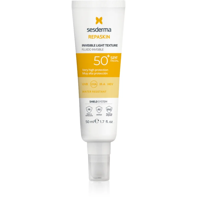 Sesderma Repaskin Invisible Light защитен флуид SPF 50+