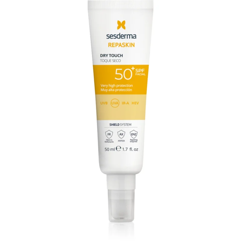 Sesderma Repaskin Dry Touch дневен крем за лице SPF 50+ - Грижа за тяло - Сравни цени от 1 магазин с безплатна доставка