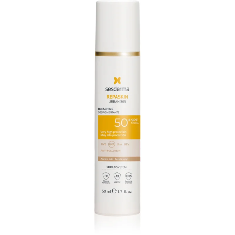 Sesderma Repaskin Urban 365 Bleaching слънцезащитен крем за лице против пигментни петна - Грижа за тяло - Сравни цени от 1 магазин с безплатна доставка