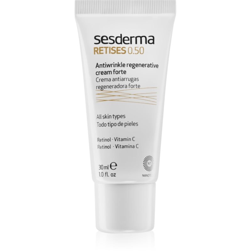 Sesderma Retises интензивен възстановяващ крем с ретинол и витамин С 0,50 - Грижа за лице - Сравни цени от 1 магазин с безплатна доставка