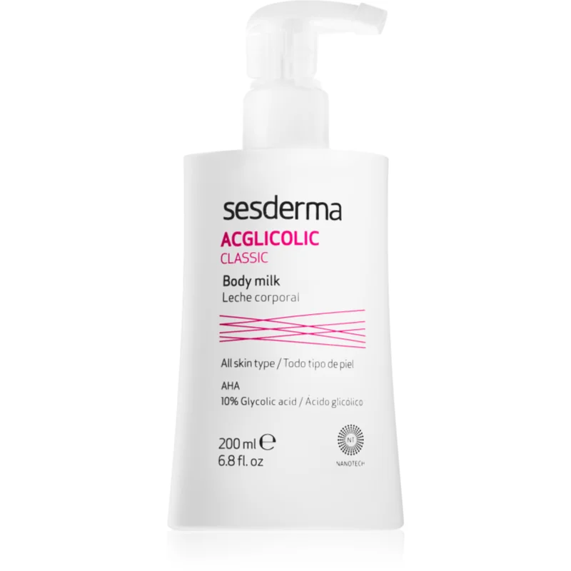 Sesderma Acglicolic Classic Body стягащо мляко за тяло с пилинг ефект