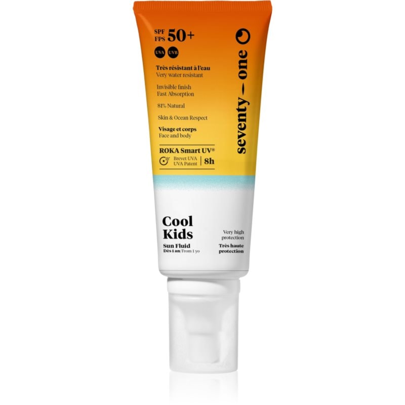 SeventyOne Cool Kids SPF50+ слънцезащитен спрей за деца за тяло и лице SPF 50+ - Грижа за тяло - Сравни цени от 1 магазин с безплатна доставка