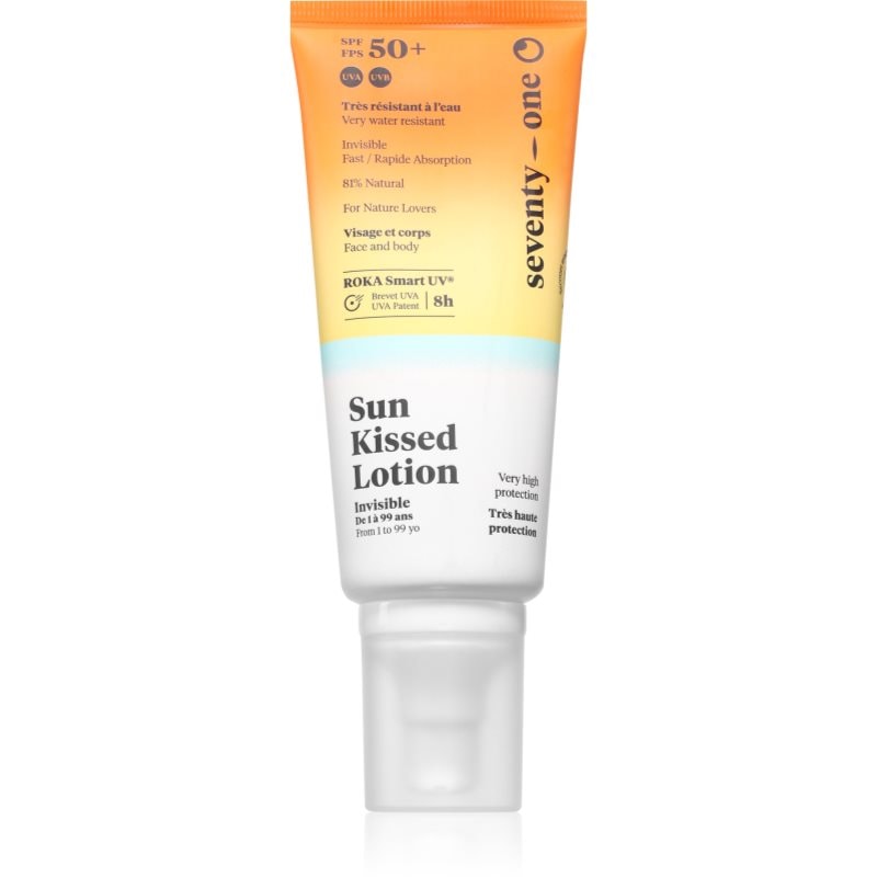 SeventyOne Sun Kissed Lotion SPF 50+ слънцезащитен крем - Грижа за тяло - Сравни цени от 1 магазин с безплатна доставка