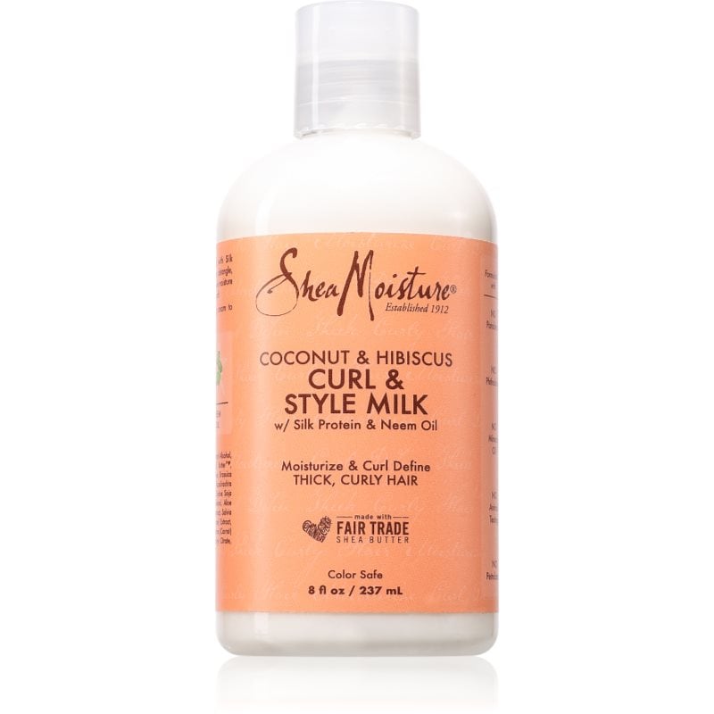 Shea Moisture Coconut & Hibiscus Curl & Style хидратиращо мляко за къдрава коса