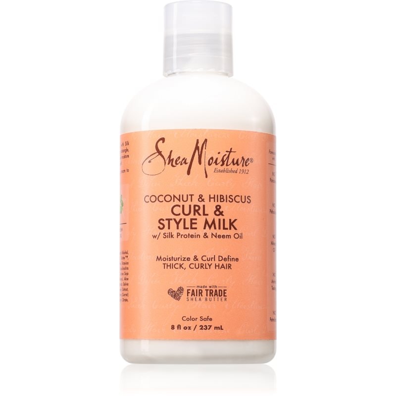Shea Moisture Coconut & Hibiscus Curl & Style хидратиращо мляко за къдрава коса - Грижа за коса - Сравни цени от 1 магазин с безплатна доставка