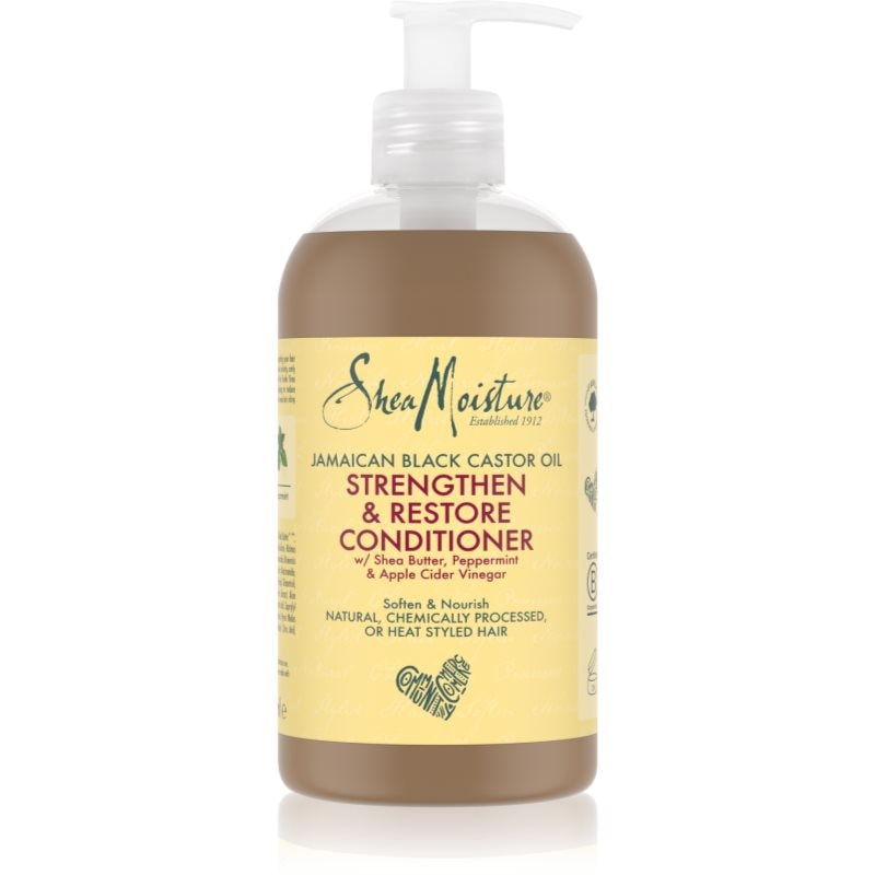 Shea Moisture Jamaican Black Castor Oil Strengthen & Restore подсилващ и възстановяващ балсам за третирана коса и скалп - Грижа за коса - Сравни цени от 1 магазин с безплатна доставка