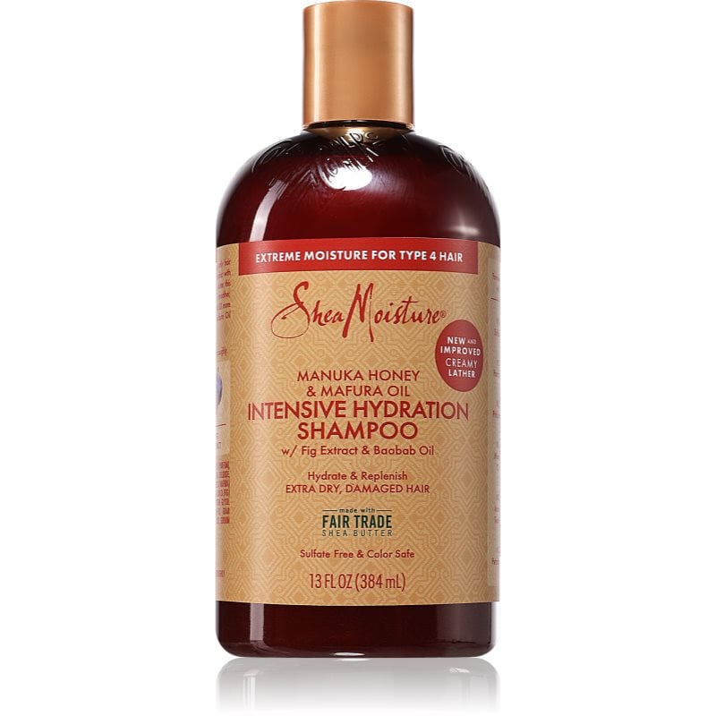 Shea Moisture Manuka Honey & Mafura Oil интензивен хидратиращ шампоан за суха и увредена коса