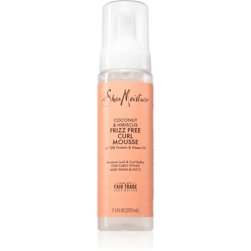 Shea Moisture Coconut & Hibiscus Frizz Free Curl Mousse стилизираща пяна за къдрава коса - Грижа за коса - Сравни цени от 1 магазин с безплатна доставка