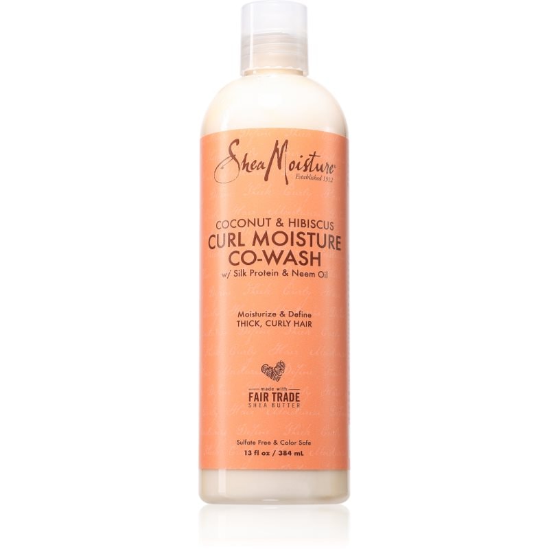 Shea Moisture Coconut & Hibiscus Co-Wash Cleanser дълко почистващ балсам за къдрава коса - Грижа за коса - Сравни цени от 1 магазин с безплатна доставка