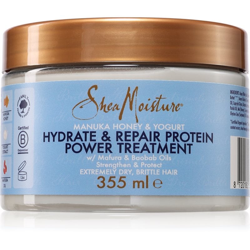 Shea Moisture Manuka Honey & Yogurt Masque хидратираща маска За коса с протеини