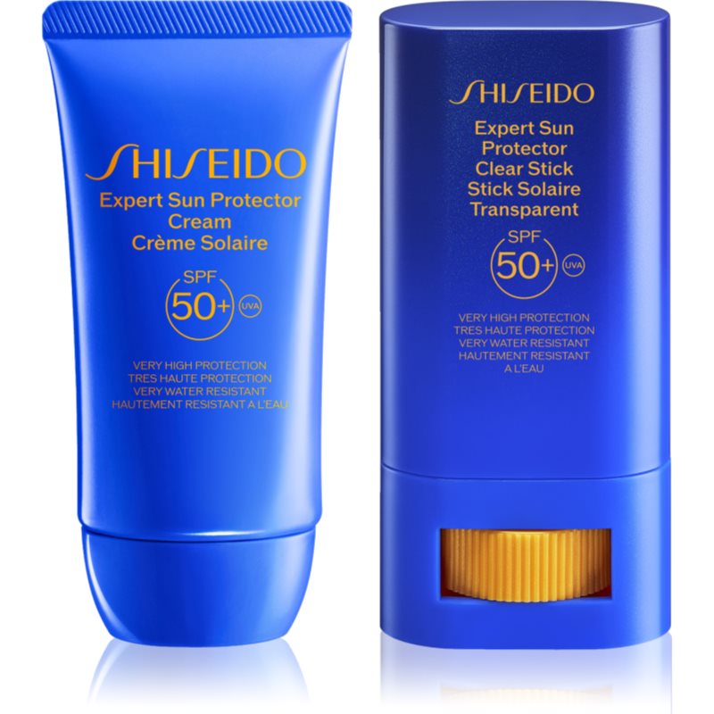 Shiseido Expert Sun Protector комплект с висока UV защита - Комплект - Сравни цени от 1 магазин с безплатна доставка