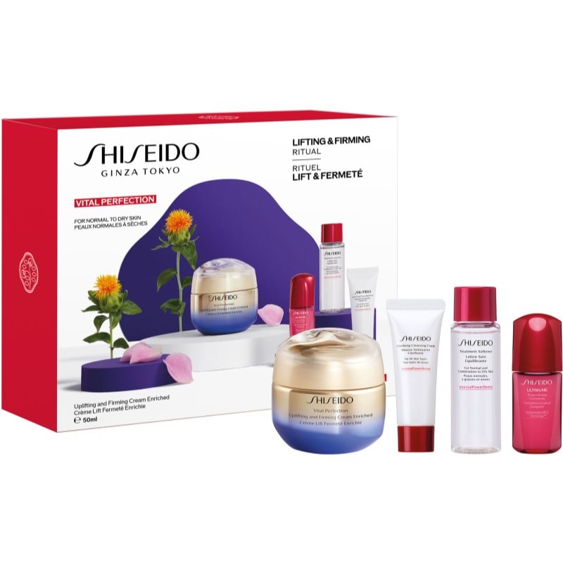 Shiseido Vital Perfection Enriched Value Set подаръчен комплект за възстановяване стегнатостта на кожата - Комплект - Сравни цени от 1 магазин с безплатна доставка