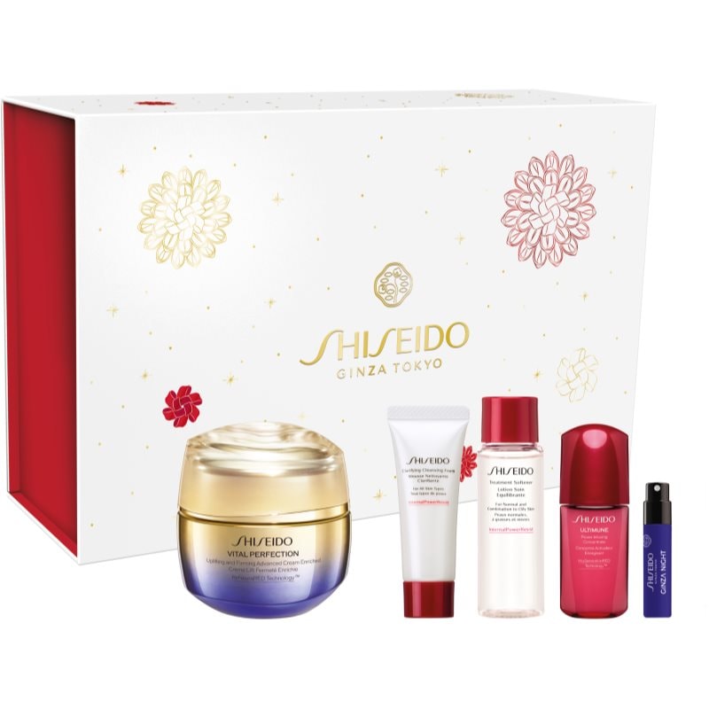 Shiseido Vital Perfection Uplifting & Firming Cream Enriched подаръчен комплект - Комплект - Сравни цени от 1 магазин с безплатна доставка