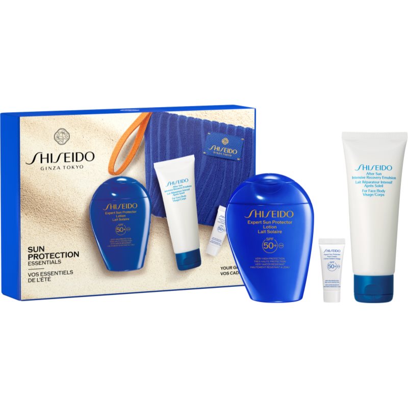 Shiseido Expert Sun Protector Essentials подаръчен комплект при излагане на слънце - Комплект - Сравни цени от 1 магазин с безплатна доставка