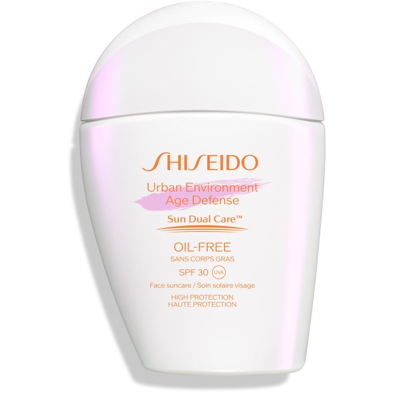 Shiseido Sun Care Urban Environment Age Defense матиращ слънцезащитен крем за лице SPF 30