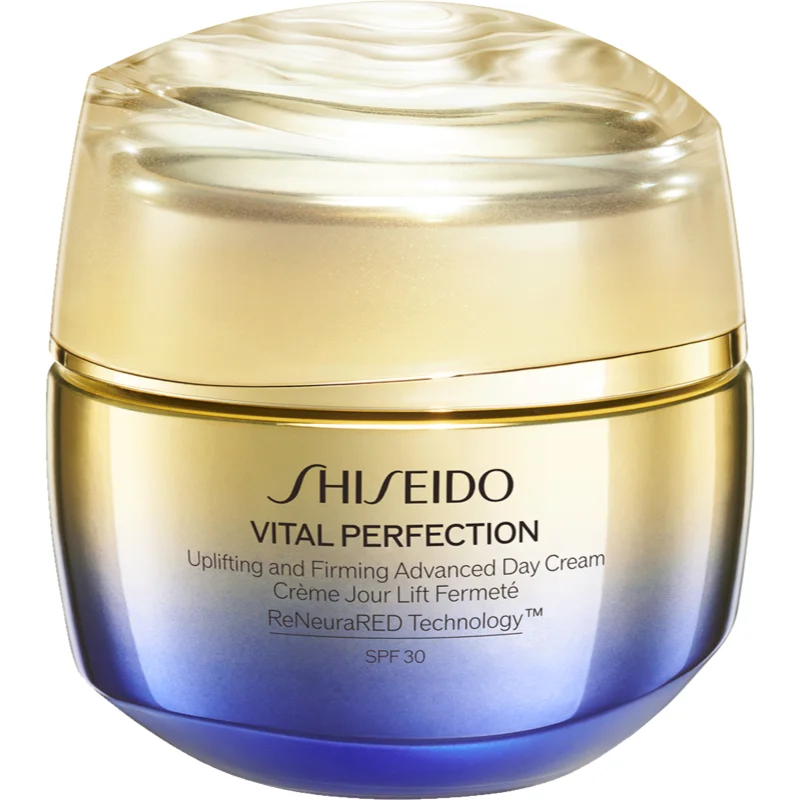 Shiseido Vital Perfection Uplifting and Firming Advanced Day Cream дневен лифтинг крем против бръчки SPF 30 - Грижа за лице - Сравни цени от 1 магазин с безплатна доставка