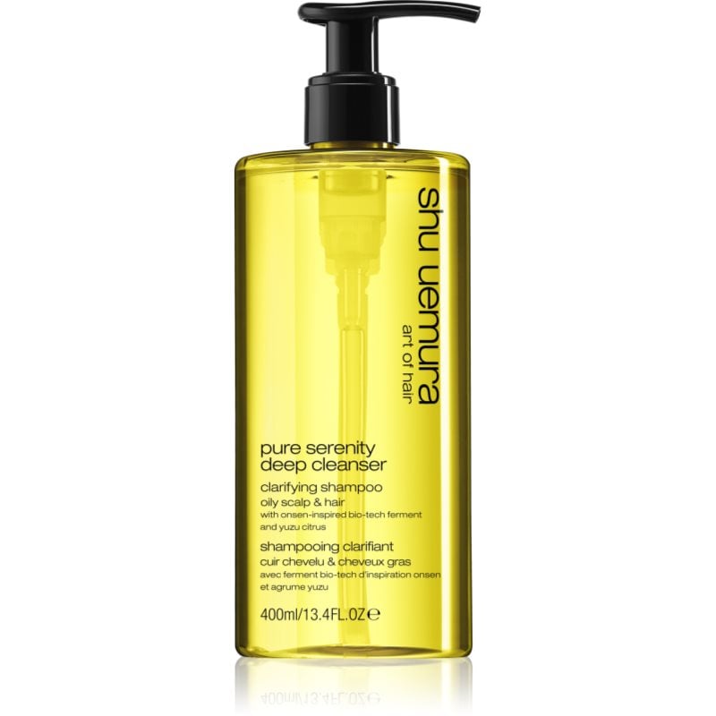 Shu Uemura Deep Cleanser Pure Serenity дълко почистващ шампоан за мазна коса и мазен скалп
