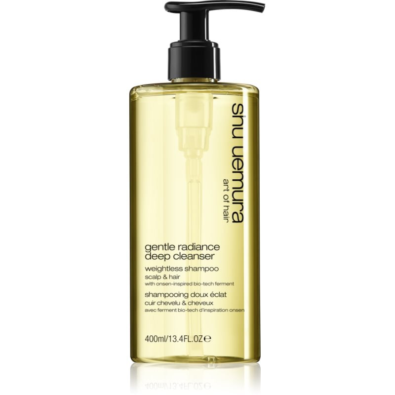 Shu Uemura Shu Uemura Deep Cleanser Gentle Radiance нежен почистващ шампоан за здрава и красива коса - Унисекс парфюм 400мл - Сравни цени от 1 магазин с безплатна доставка