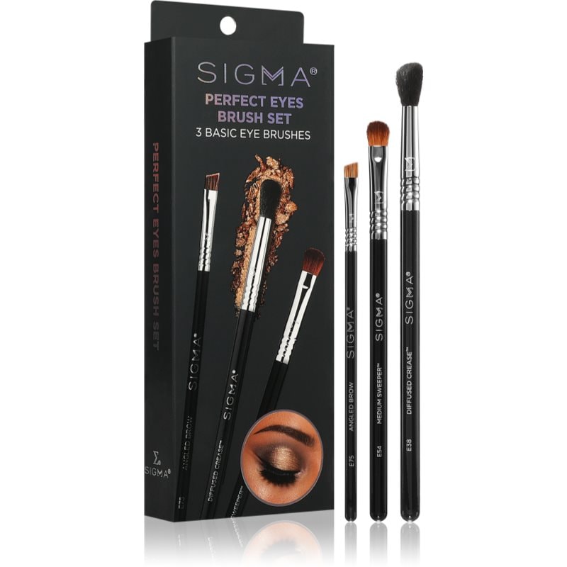 Sigma Beauty Brush Set Perfect Eyes комплект четки за очи и вежди - Комплект - Сравни цени от 1 магазин с безплатна доставка