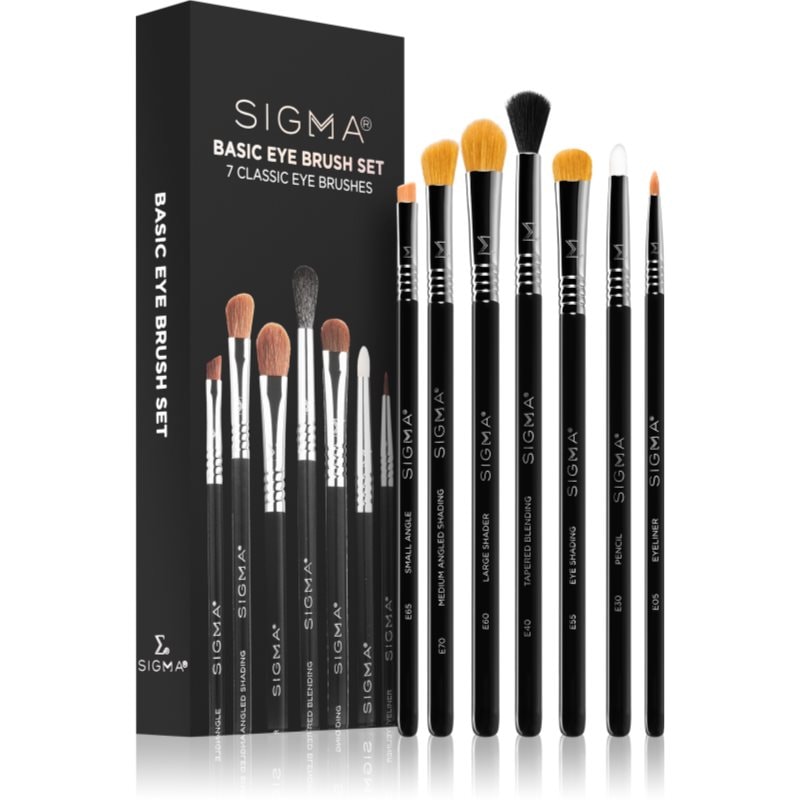 Sigma Beauty Sigma Beauty Brush Set Basic Eye комплект четки за очи - Унисекс парфюм - Сравни цени от 1 магазин с безплатна доставка