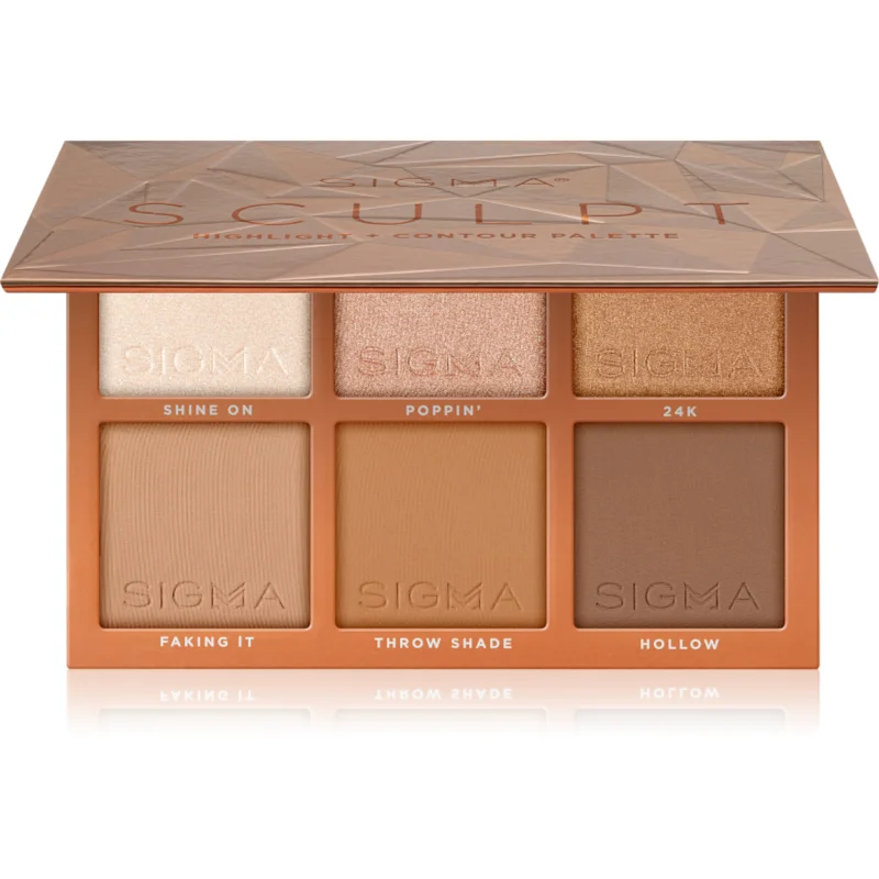 Sigma Beauty Sculpt Highlight + Contour Palette контурираща палитра за лице - Грим - Сравни цени от 1 магазин с безплатна доставка