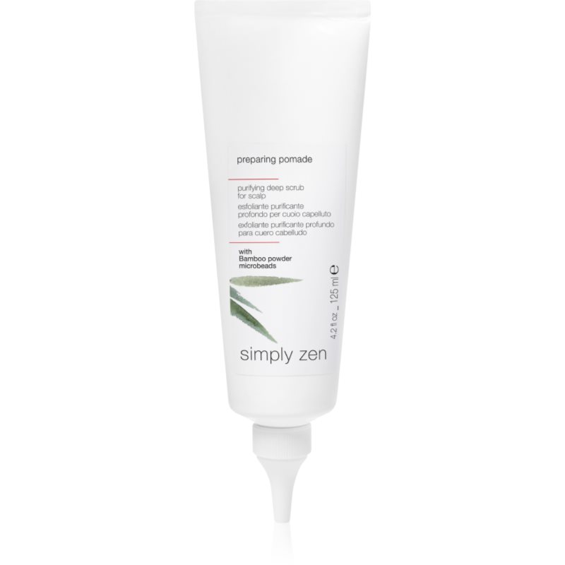 Simply Zen Simply Zen Preparing Pomade почистваща пилинг-паста за скалпа - Унисекс парфюм 125мл - Сравни цени от 1 магазин с безплатна доставка