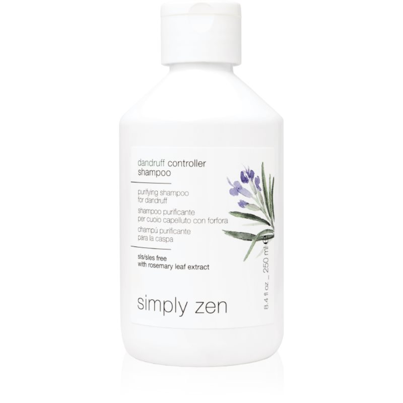 Simply Zen Simply Zen Dandruff Controller Shampoo почистващ шампоан против пърхот - Унисекс парфюм 250мл - Сравни цени от 1 магазин с безплатна доставка