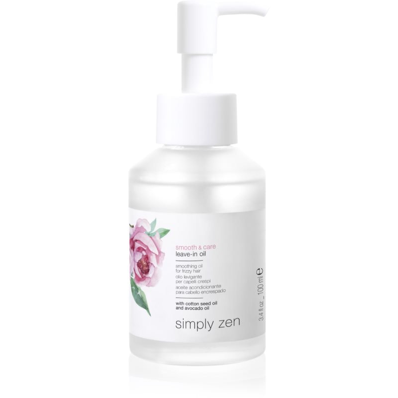 Simply Zen Smooth & Care Leave-in Oil изглаждащо олио против цъфтене - Грижа за коса - Сравни цени от 1 магазин с безплатна доставка