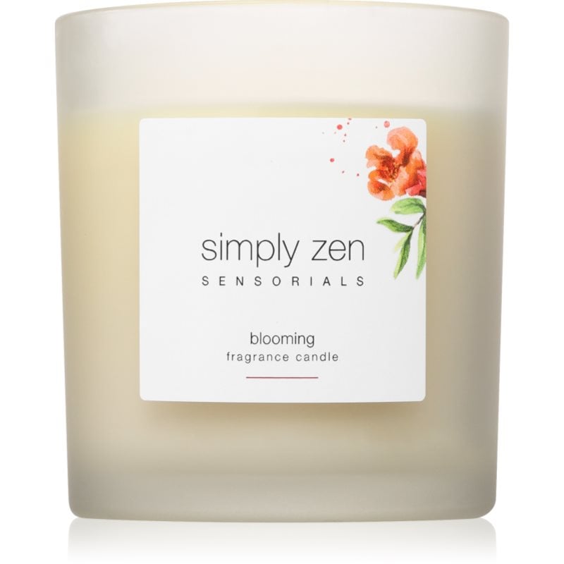 Simply Zen Sensorials Blooming Fragrance Candle ароматна свещ 120 гр.