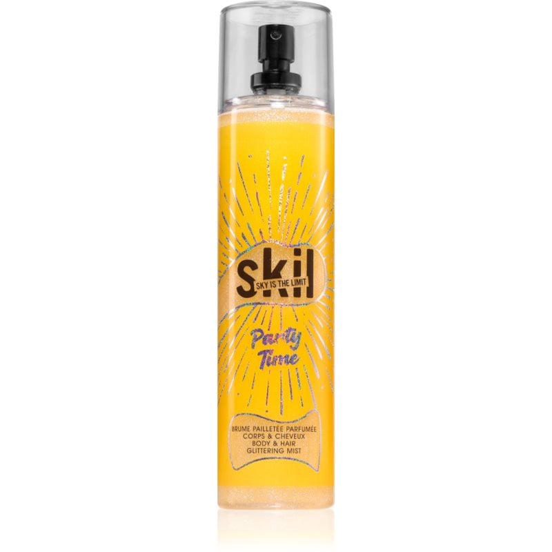 Skil Night Call Party Time спрей за тяло и коса с блясък