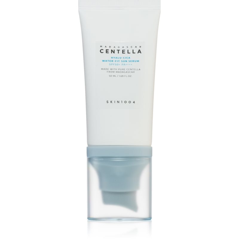 SKIN1004 Madagascar Centella Hyalu-Cica Water-Fit Sun Serum защитен серум с хидратиращ ефект SPF 50+ - Грижа за тяло - Сравни цени от 1 магазин с безплатна доставка