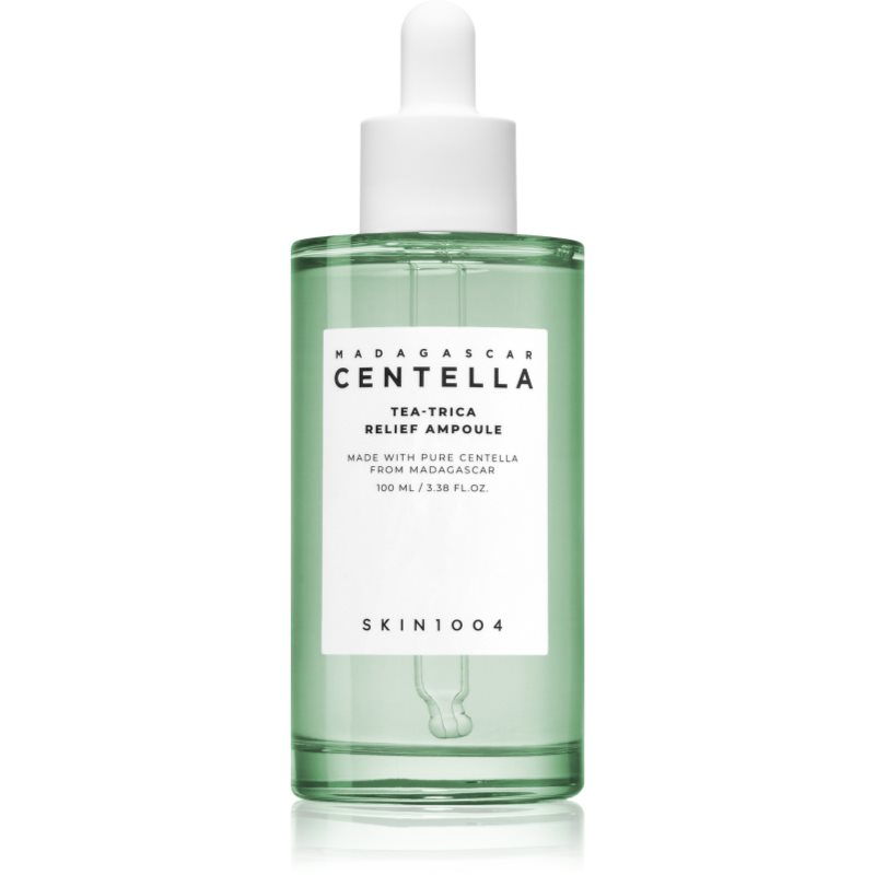 SKIN1004 SKIN1004 Madagascar Centella Tea-Trica Relief Ampoule успокояващ серум за лице за проблемна кожа, акне - Унисекс парфюм 100мл - Сравни цени от 1 магазин с безплатна доставка