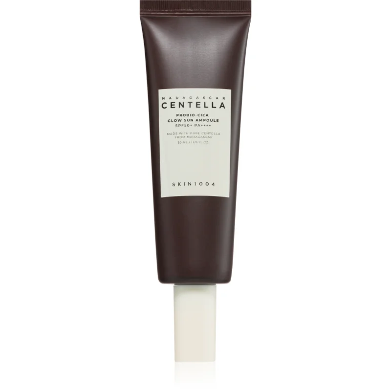 SKIN1004 Madagascar Centella Probio-Cica Glow Sun Ampoule защитен серум възстановяващ кожната бариера SPF 50+