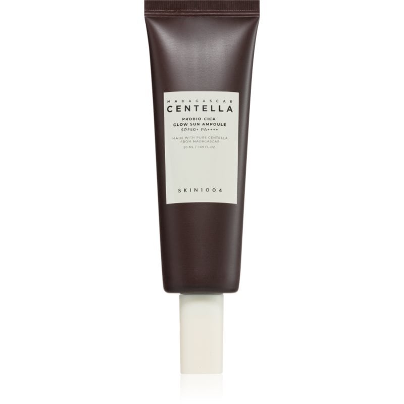 SKIN1004 Madagascar Centella Probio-Cica Glow Sun Ampoule защитен серум възстановяващ кожната бариера SPF 50+