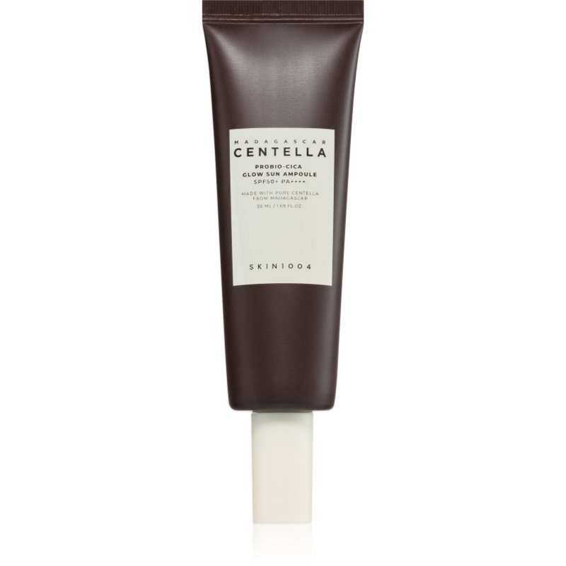 SKIN1004 Madagascar Centella Probio-Cica Glow Sun Ampoule защитен серум възстановяващ кожната бариера SPF 50+ - Грижа за тяло - Сравни цени от 1 магазин с безплатна доставка