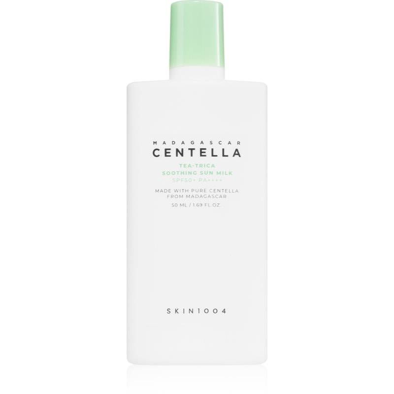 SKIN1004 Madagascar Centella Tea-Trica Sun Milk екстра нежен лосион за слънчеви бани SPF 50+ - Грижа за тяло - Сравни цени от 1 магазин с безплатна доставка