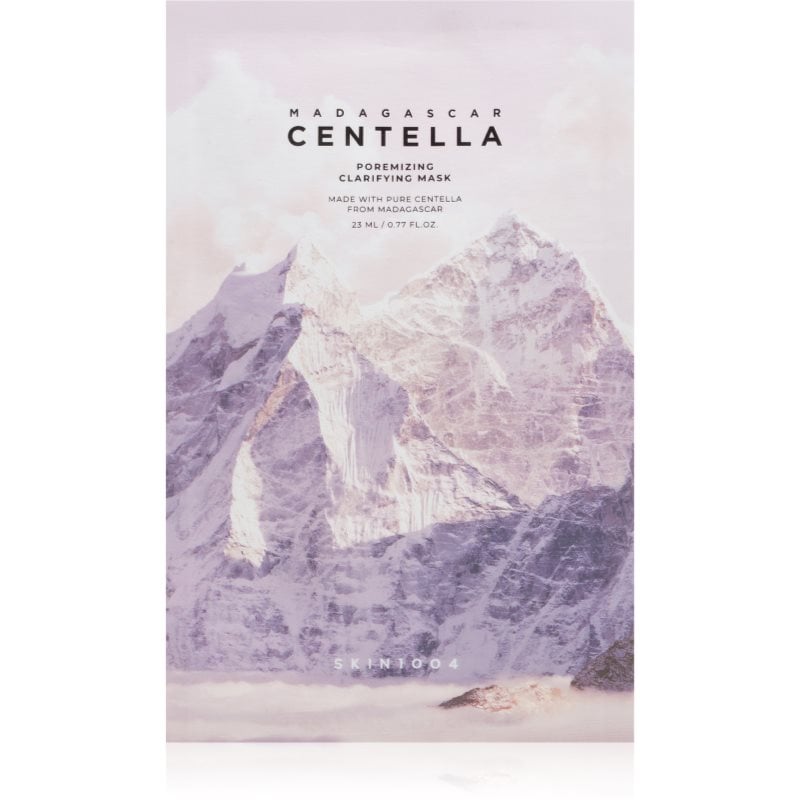 SKIN1004 Madagascar Centella Poremizing Clarifying Mask платнена маска за изглаждане на кожата и минимизиране на порите